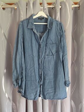 Velvet Heart Light Blue Denim Shirt 3X